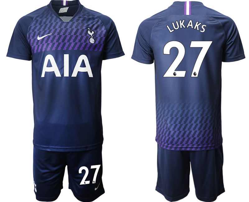 Men 2019-2020 club Tottenham Hotspur away #27 blue Soccer Jerseys